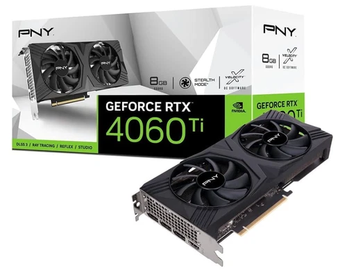 PNY GeForce RTX 4060 8GB GDDR6 VERTO Dual Fan DLSS 3 NEW
