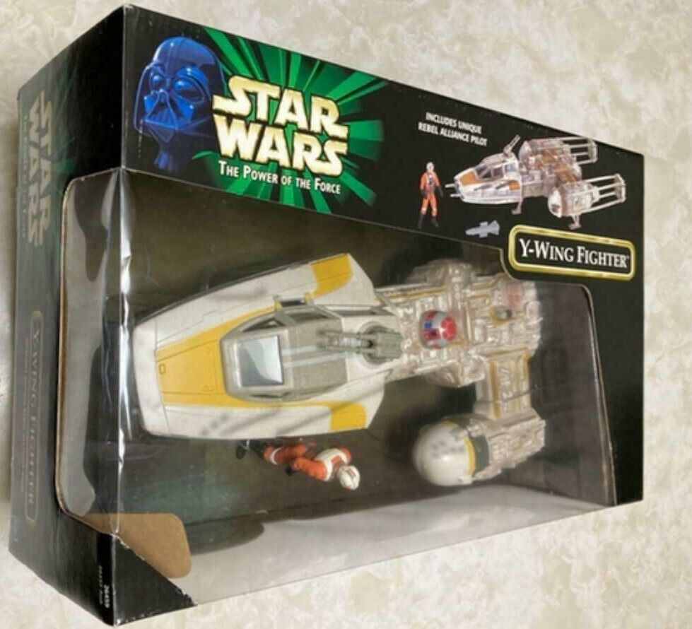 Hasbro The Power of the Force Star Wars Y-wing FIGHTER Rare Hasbro The Power of the Force Star Wars Y-wing FIGHTER Rare