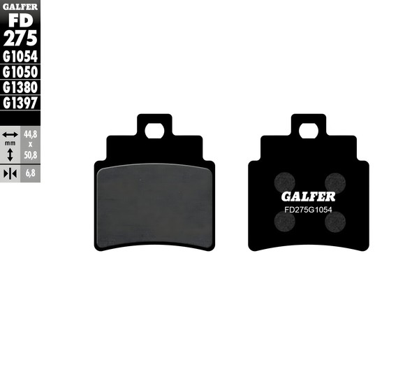 BremsbeläGe Galfer FD275G1054 Semi-Metall Vorne 6,8Mm FüR Kymco Grand Dink-image