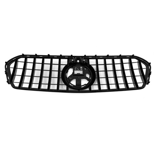 Glossy Black Front Grill For Mercedes Benz W167 GLE350 GLE53 2019 2020 2021~2023 - Picture 8 of 11