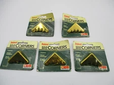 Vintage Brainerd 480XC Hand Polished Solid Brass Corners 5 Packs of 4