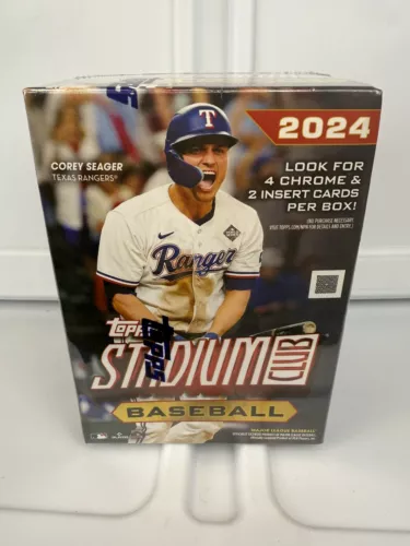 2024 Topps Stadium Club Baseball Factory Sealed Blaster Box