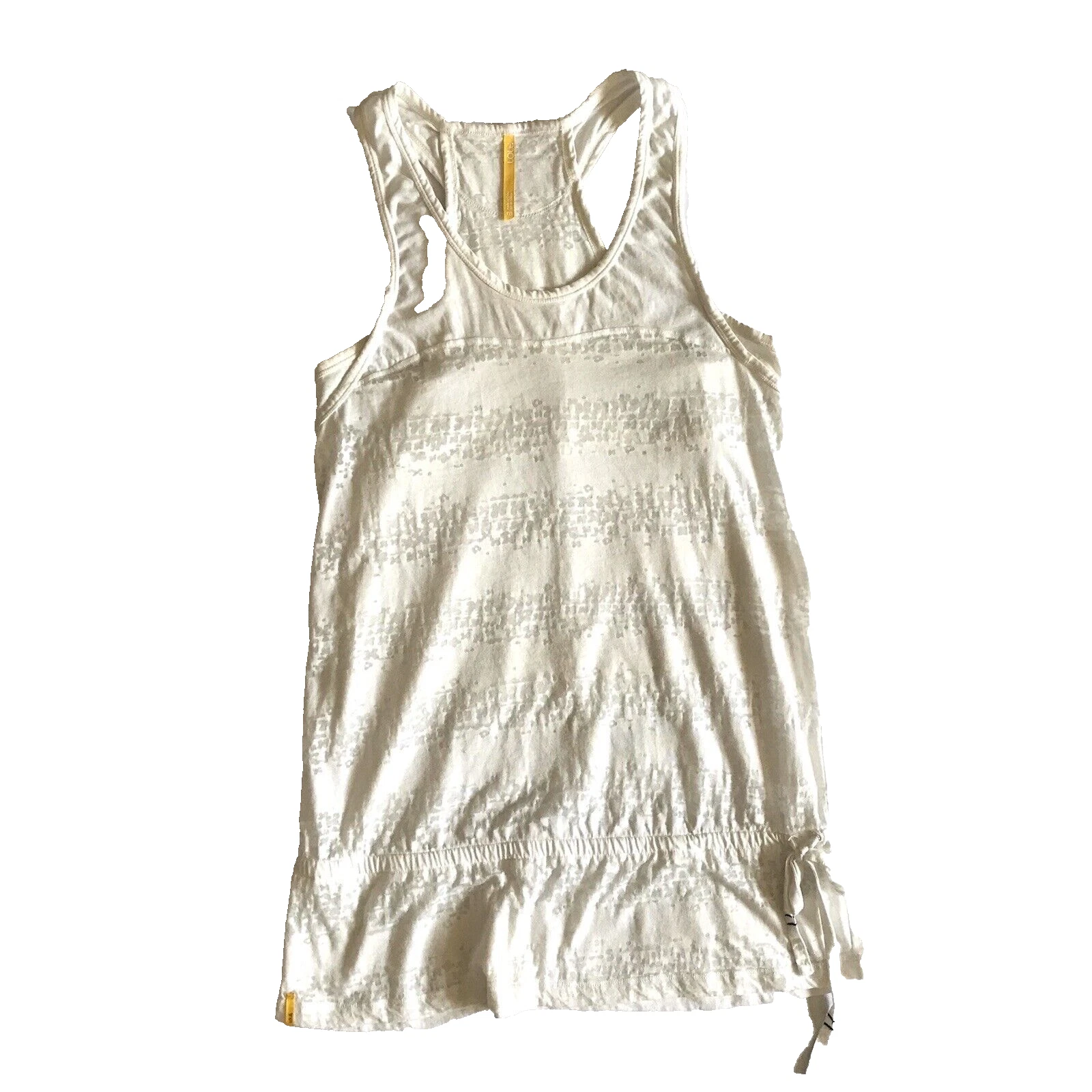 lole waltz 2 racerback tunic drawstring logo tank-top