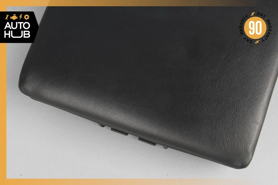 02-07 Mercedes W203 C32 C55 AMG Rear Center Console Armrest Arm Rest Black OEM - Image 2 of 4