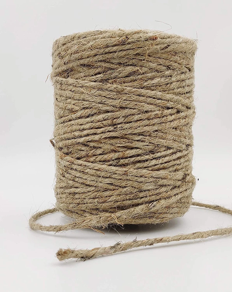 Natural Brown Jute Burlap Rope Twine String Cord Craft Making DIY 110 yard,  3mm