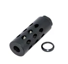 .308 Black Anodized Aluminum 5/8x24 Muzzle Brake for 308