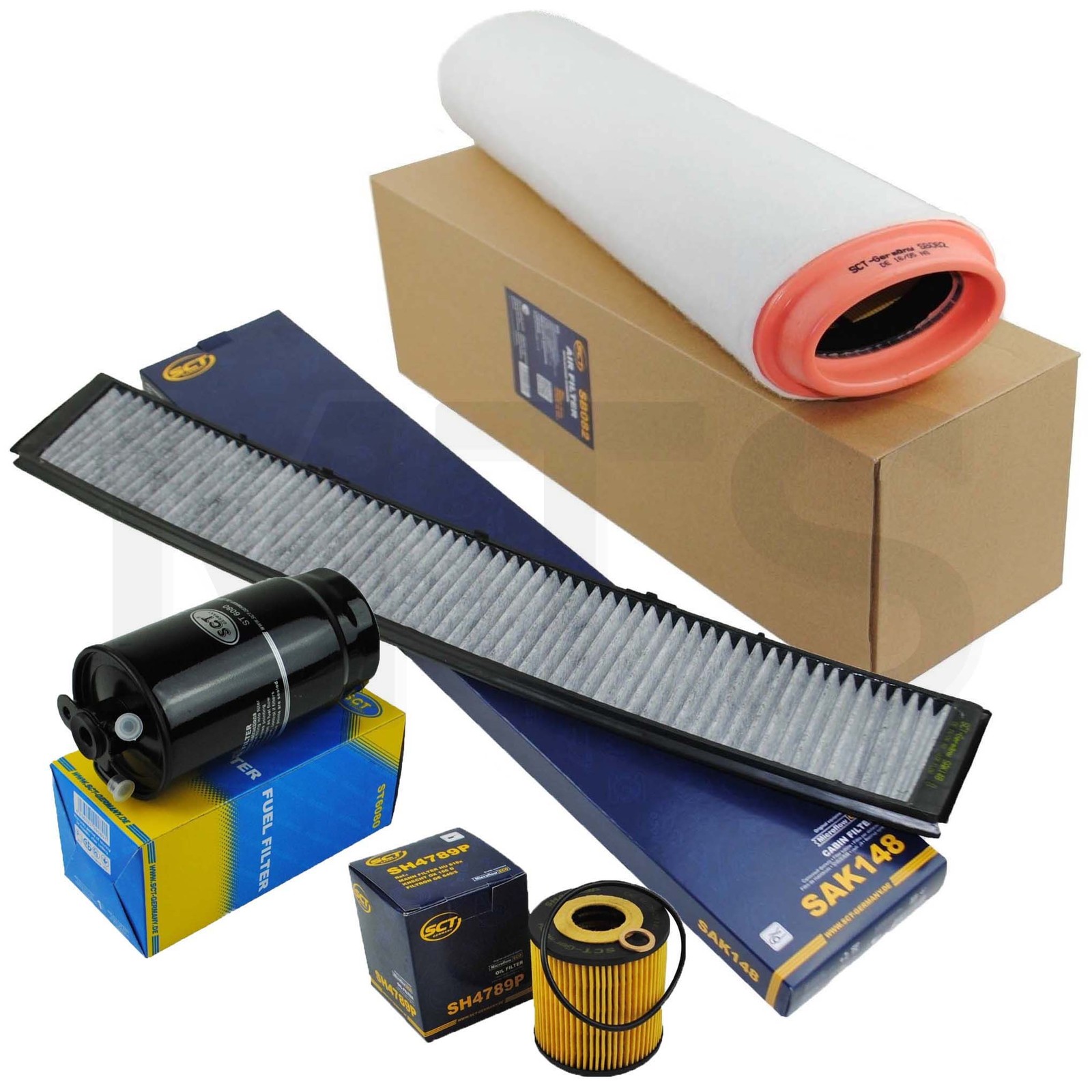 Dieselfilter Ölfilter Luftfilter Pollenfilter BMW 3er E46 330d 184PS