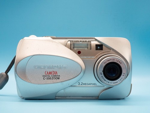 OLYMPUS CAMEDIA C-350 ZOOM DIGICAM CCD DIGITAL CAMERA MACCHINA DIGITALE VINTAGE - Bild 2 von 10