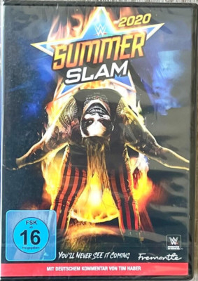 Summer Slam 2020 WWE Wrestling DVD, NEU OVP
