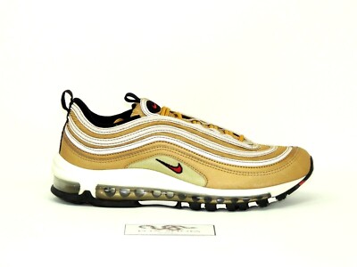 Nike Air Max 97 OG Metallic Gold Medal White 3M (2017) Size Men's  NEW