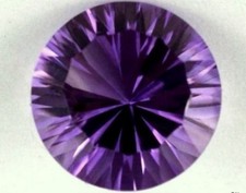 AFRICAN AMETHYST 12 MM ROUND CONCAVE CUT ALL NATURAL AAA