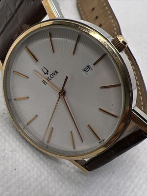 BULOVA Mens Watch C9331087 - 12981723 Stainless Steel Genuine