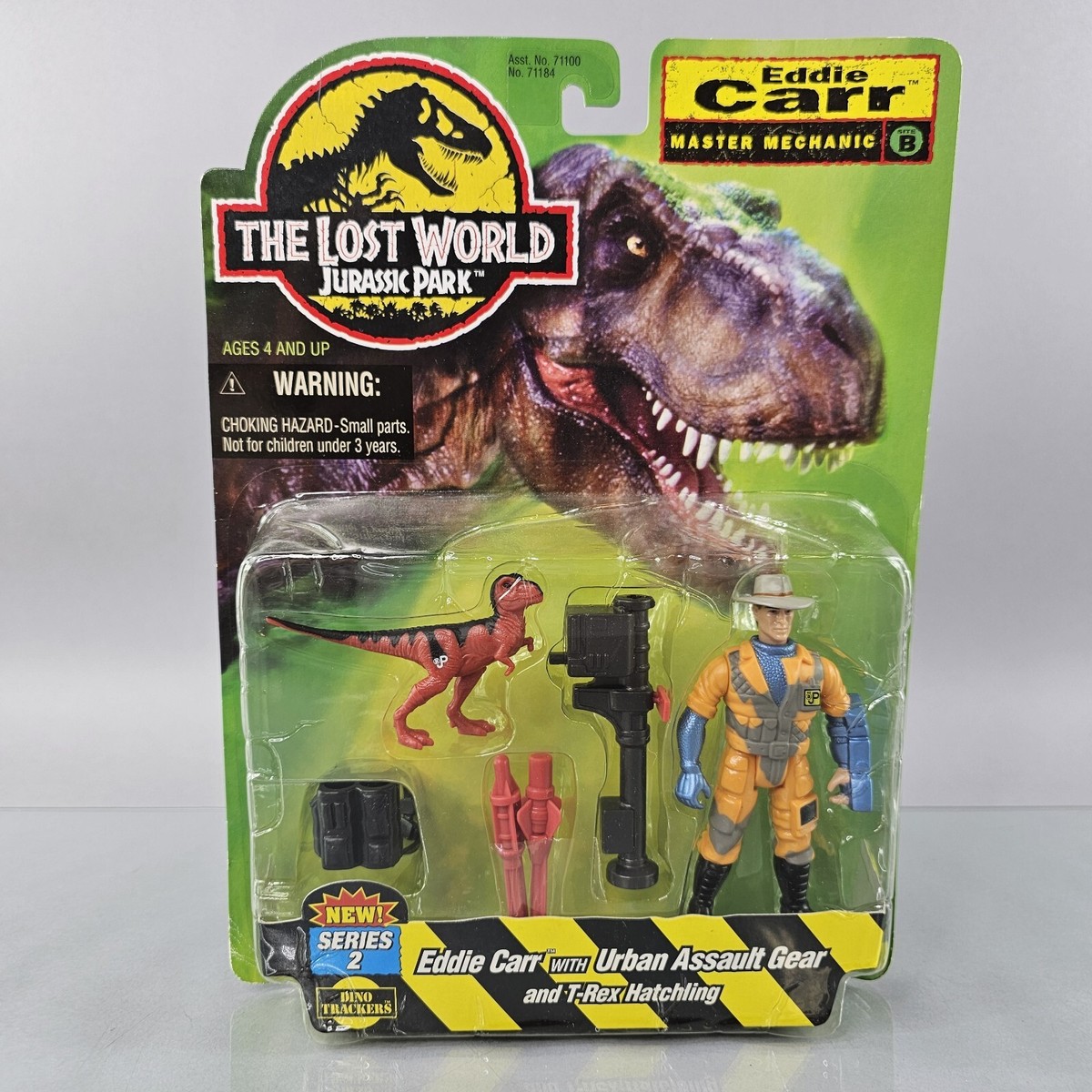 Jurassic Park The Lost World EDDIE CARR & T-REX HATCHLING