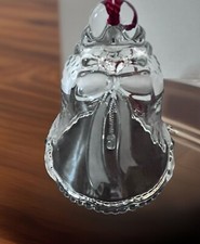 MIKASA WINTER DREAMS CRYSTAL BELL 4 1/2'' Christmas Decor With Box