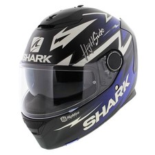 Shark Spartan 1.2 Adrian Parassol noir mat bleu blanc