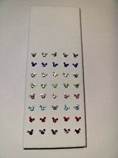 20GA Sterling Silver Gemmed HBJ Mouse Nose Stud Choose Your Color