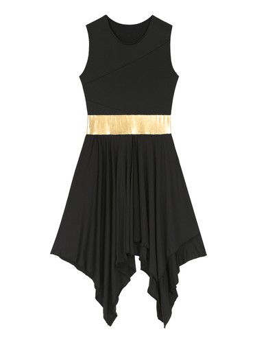 Women Asymmetrical Praise Dance Tunic Color Block Liturgical Worship Dance Dress - Picture 35 of 82