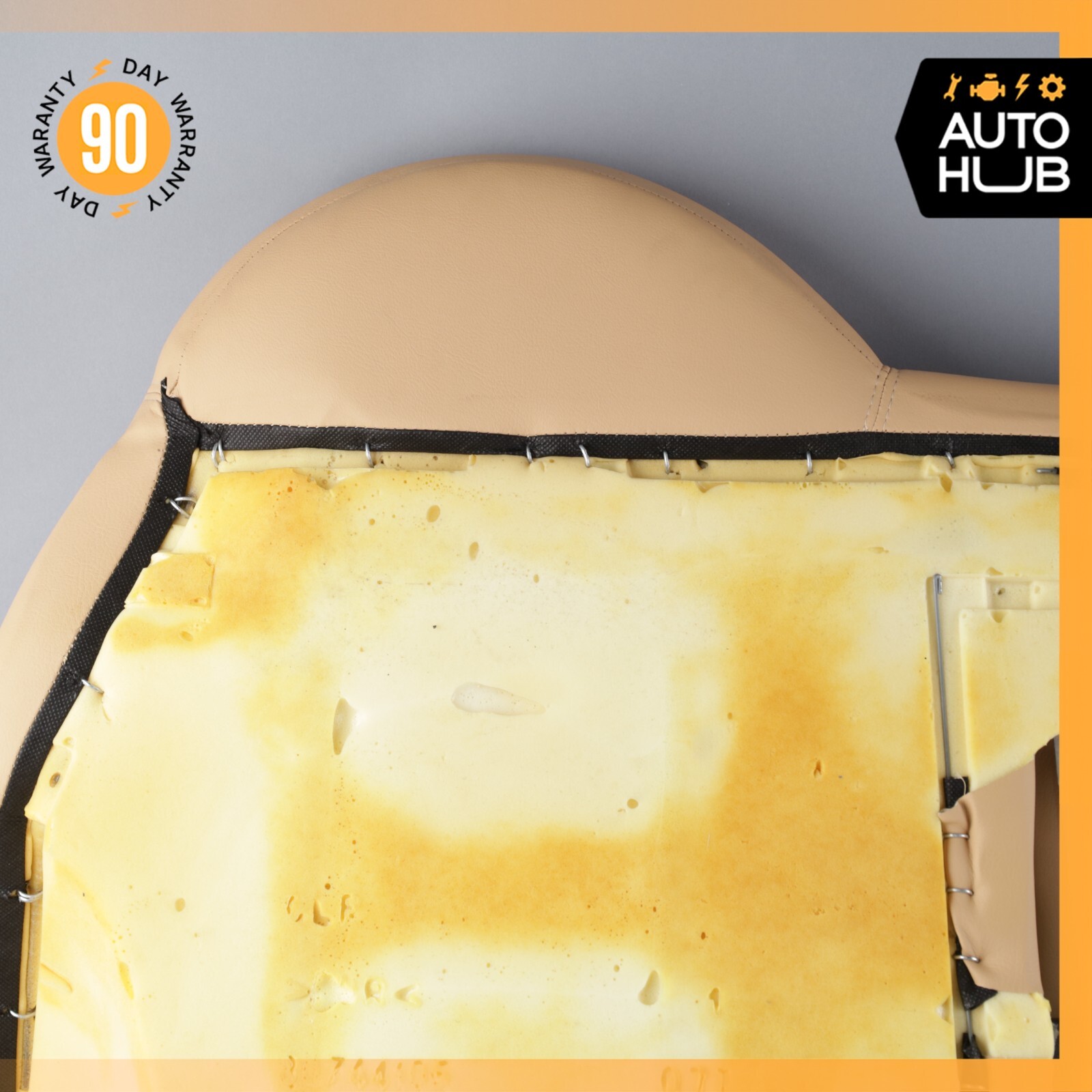 02-07 Maserati Coupe 4200 M138 Rear Upper Top Seat Cushion Beige OEM 67k