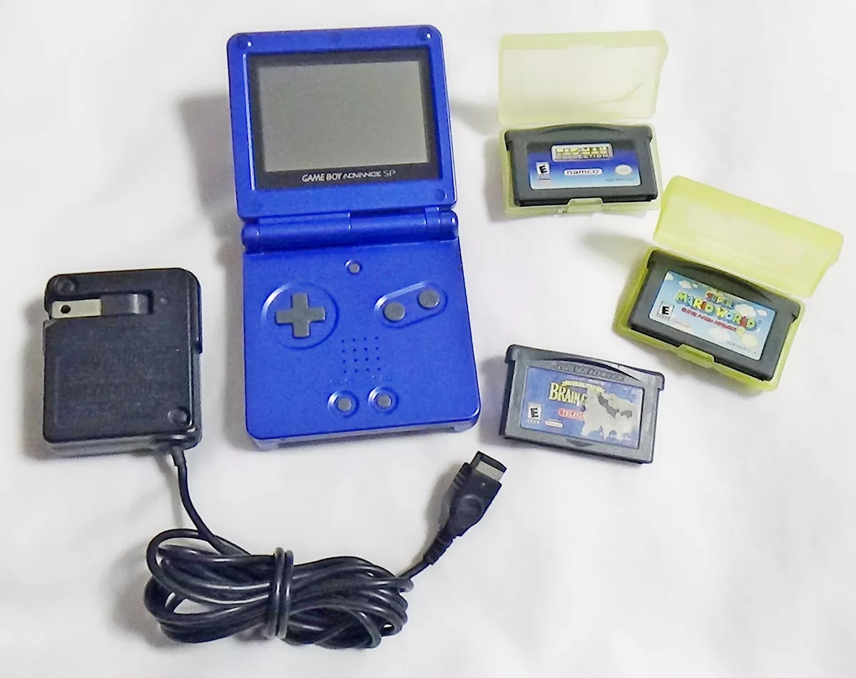 Cobalt Blue Game Boy Advance SP System used