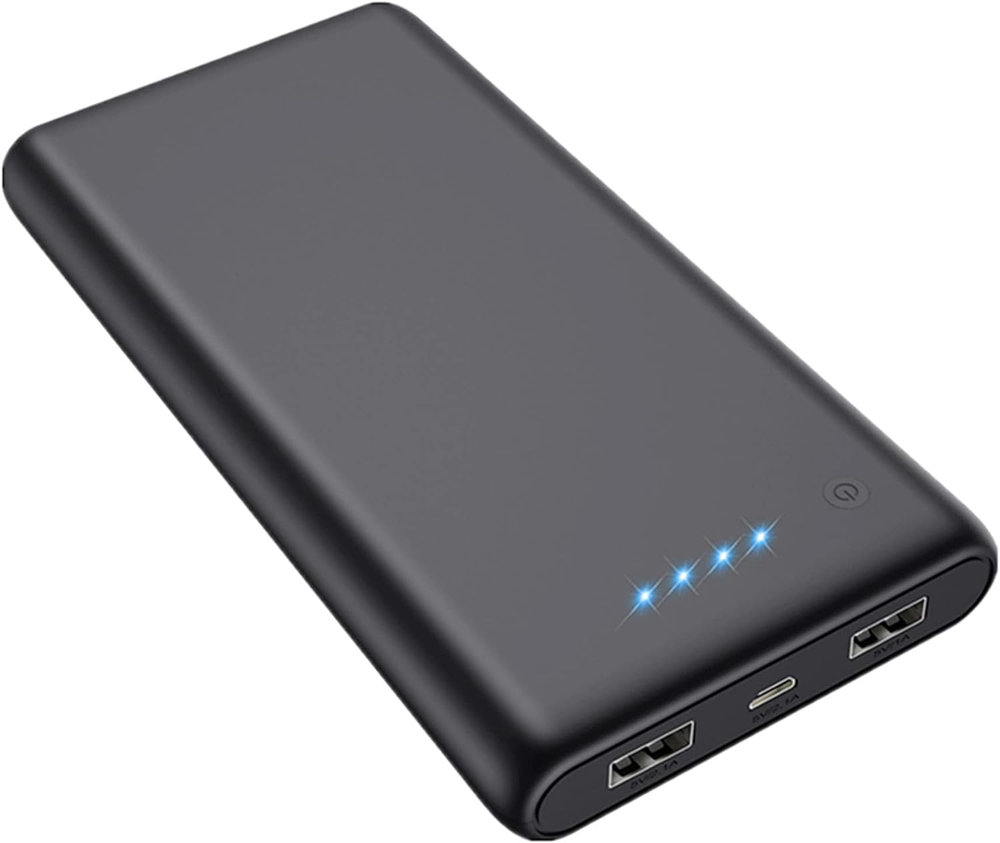 High-Capacity 25800mAh Portable Charger with Dual Output and LED Indicator