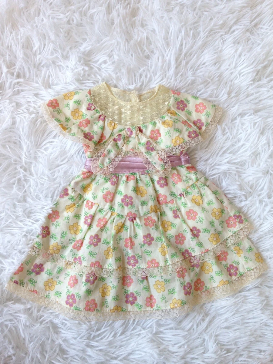 American Girl Doll Kit Kittredge Yellow Floral & Lace Summer