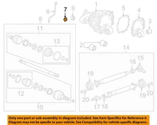 GM OEM 10-15 Camaro Rear Suspension Axle Differential-Vent Tube Clamp 92138785