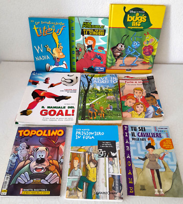 Lotto 9 Libri per Bambini e Ragazzi come da foto