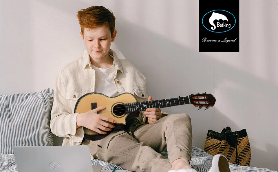 High End All Solid 26'' Tenor Ukulele Top Solid Spruce and Back Rosewood Ukelele - Image 3 of 4