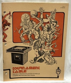 ORIGINAL-ATARI-TOURNAMENT TABLE-OPERATIONS, MAINTENANCE & SERVICE MANUAL