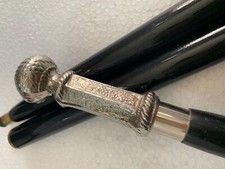 Brass Knob ANTIQUE Handle Victorian Look Wooden Nautical Walking Cane Stick Gift