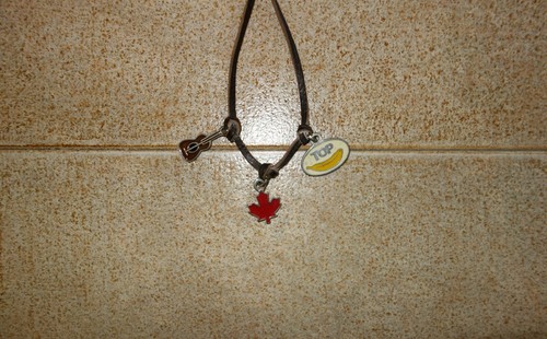 Dsquared² Runway TOP BANANA Leather Necklace Collana Pelle SS/05 ULTRARARE - Foto 4 di 7