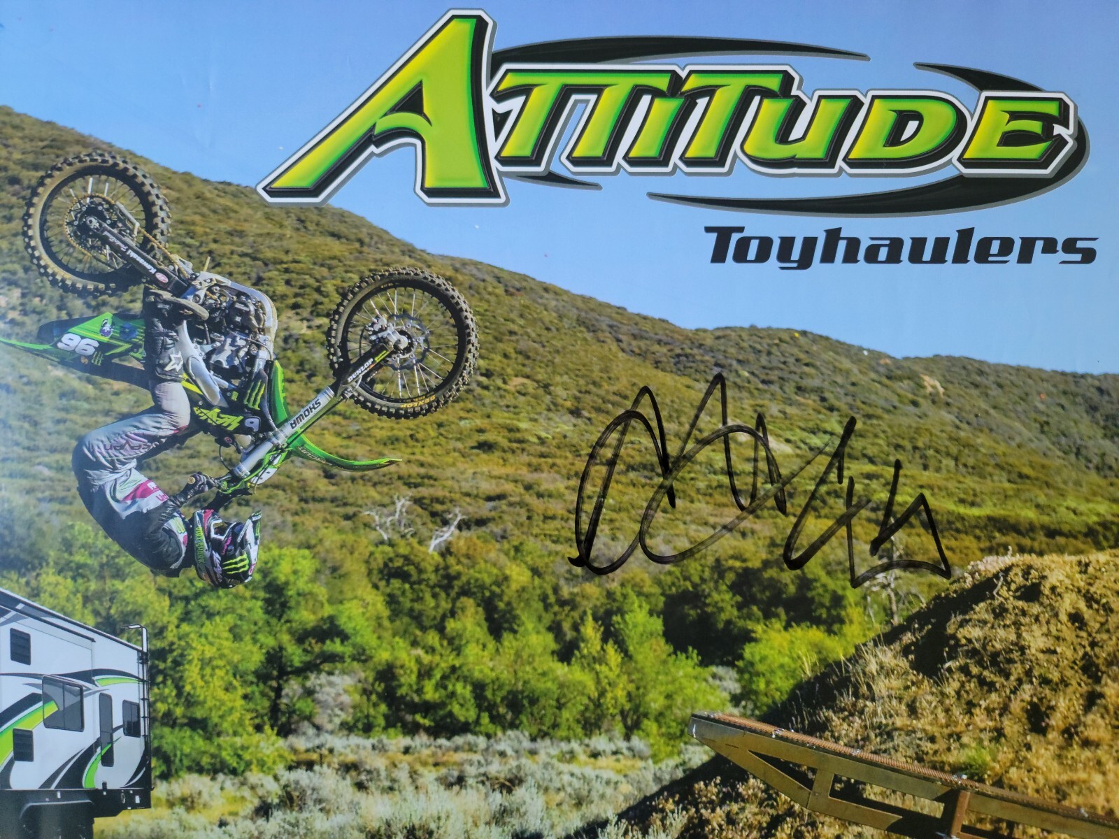 Axell Hodges Signed Poster Slayground Seven motocross Supercross eBay