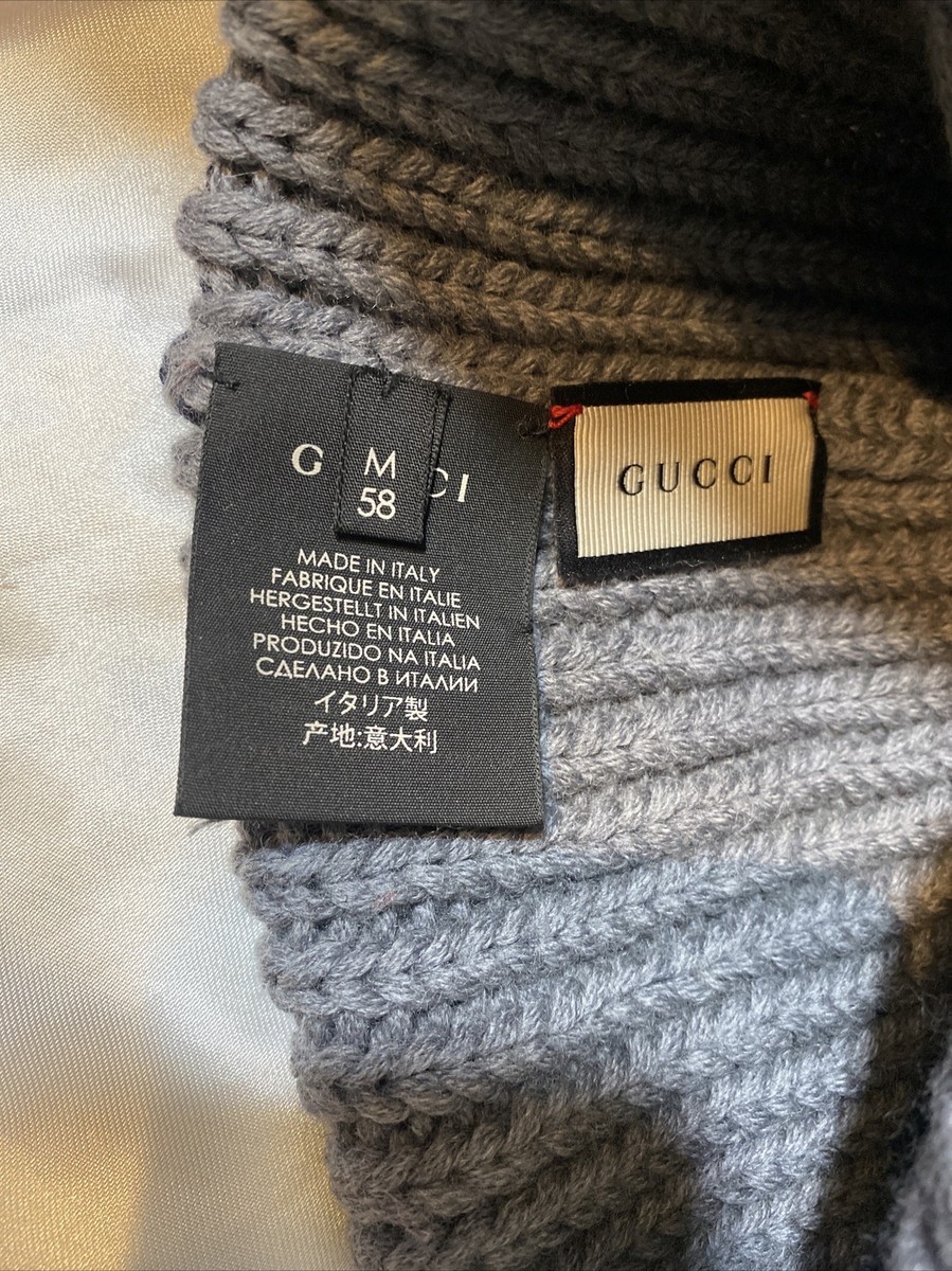 【Gucci】リブニットウールラメ ハット 国内即発【 GUCCI 】ウール リブニット ラメ ハット