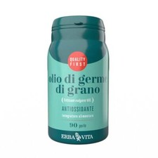Erba Vita Monoplanta - Olio di Germe di Grano Integratore Antiossidante,90 Perle