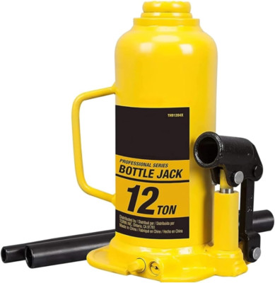 Jack Boss TH91204X  Hydraulic Welded Bottle Jack: Portable Car Jack with Pump Ha