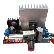 AC-DC LM317 Power Supply Regulator Module Adjustable Voltage With Volt Display