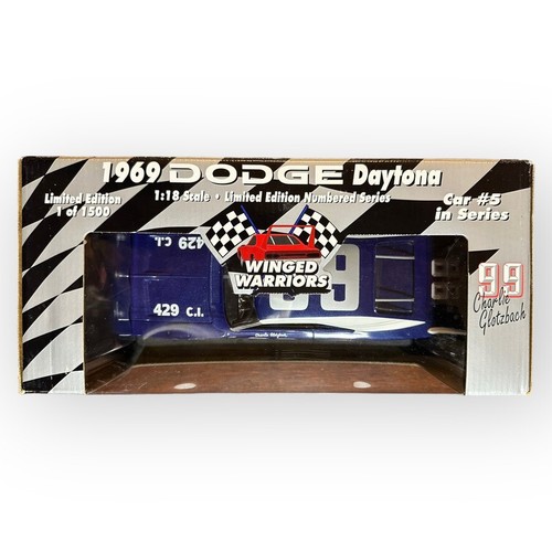 1/18 RC2 1969 Winged Warriors #99 Charlie Glotzbach Dow Dodge Daytona - Picture 3 of 7