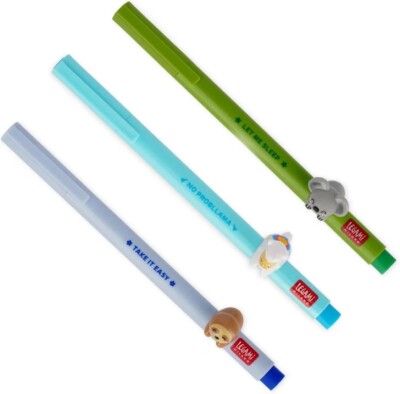 LEGAMI - Gelstift - Lovely Friends, 3er Set Faultier, Lama und Koala