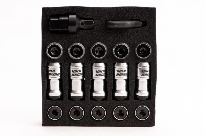 Rays Volk Racing Formula M12X1.25 Lug Nut Acorn Rim Closed End Black Anti-Theft