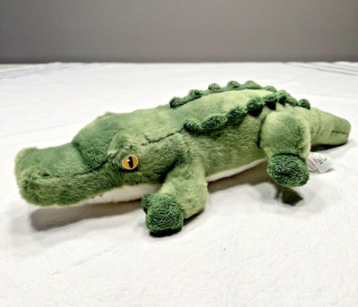 Eco Nation ALLIGATOR Plush Zoo Animal Children's Crocodile RECYCLED Materials