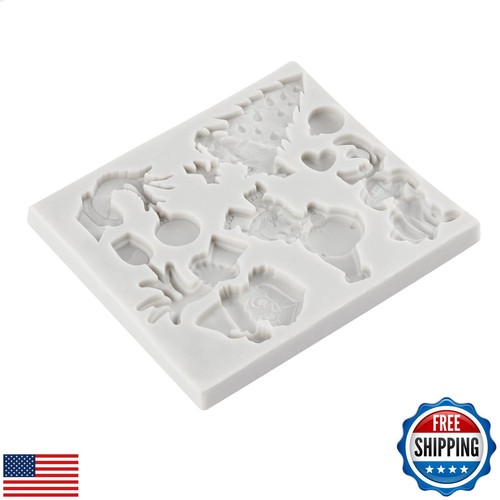 QDMOLDS Christmas Fondant Molds Christmas Tree Green Hand Silicone Molds Funn - Picture 5 of 5