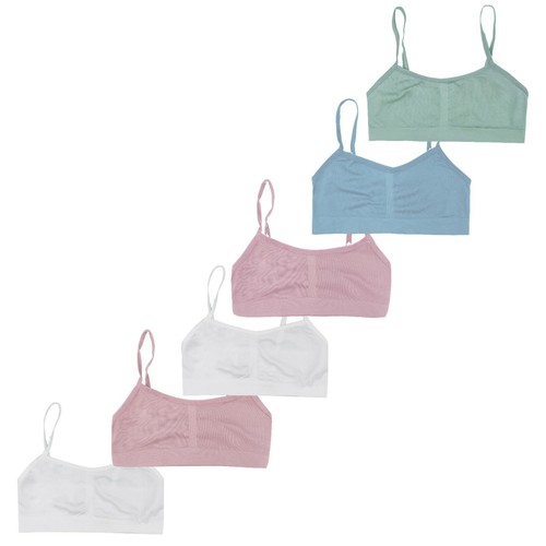 2o. 4ER. 6ER. Niños Niñas Sujetador Clásico Ropa Interior Deportivo Sujetador Bustier Excelente - Imagen 3 de 6