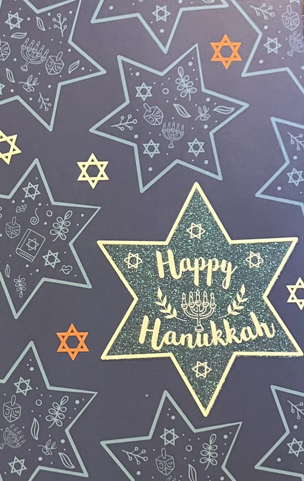 Happy Hanukkah Menorah Greeting Card #4517 - Image 3 of 4