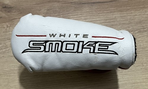 Taylormade White Smoke Putter Headcover Head Cover White Red - Picture 4 of 4