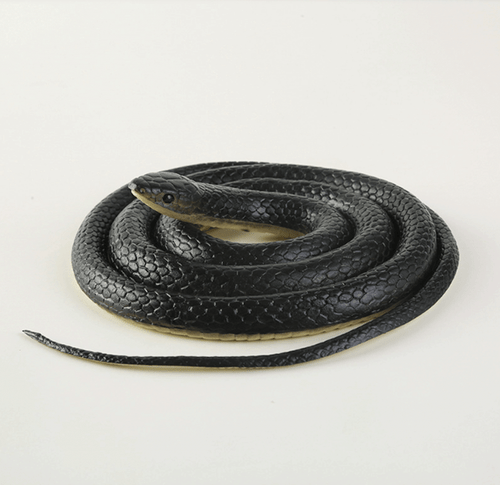 Serpente realistico finto 43" realistico spaventoso giocattolo gomma scherzo festa regalo Pasqua - Foto 9 di 17