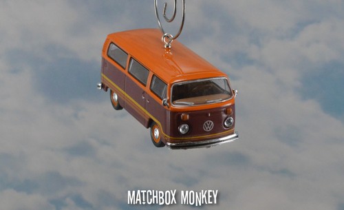 1978 Volkswagen Bay Window T1 Type 2 Bus Christmas Ornament VW Van Champagne - Picture 4 of 8
