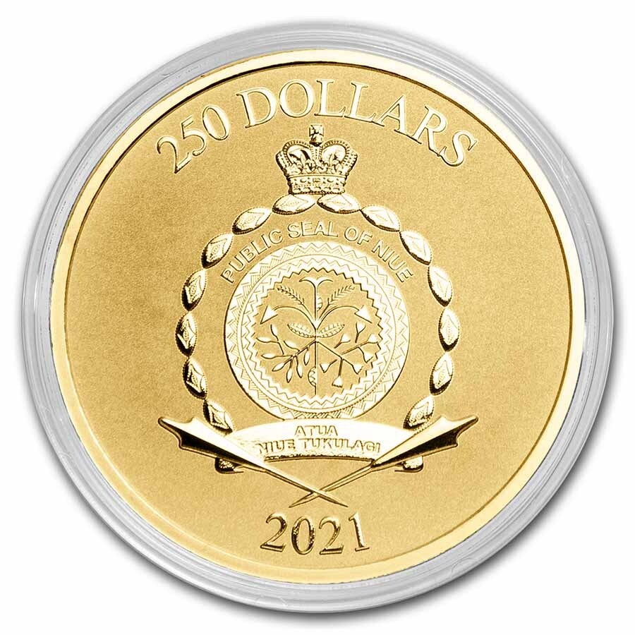 p*n様 ニウエ 2024年 ホルスの目 ペンダントトップ ポーランド造幣局 JOHANNES GUTENBERG Icons of Inspiration 1 Oz Gold Coin 250
