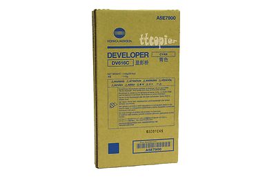 DV616C A5E7900 Genuine Konica Minolta Cyan Color Developer For Press C1100 C1085