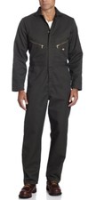 Dickies Deluxe Twill Coveralls Olive Green Long Sleeve Size Small Regular