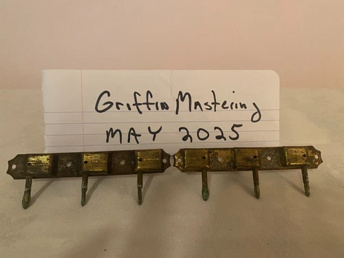 1963 Gold Kluson Single Line Guitar Tuners